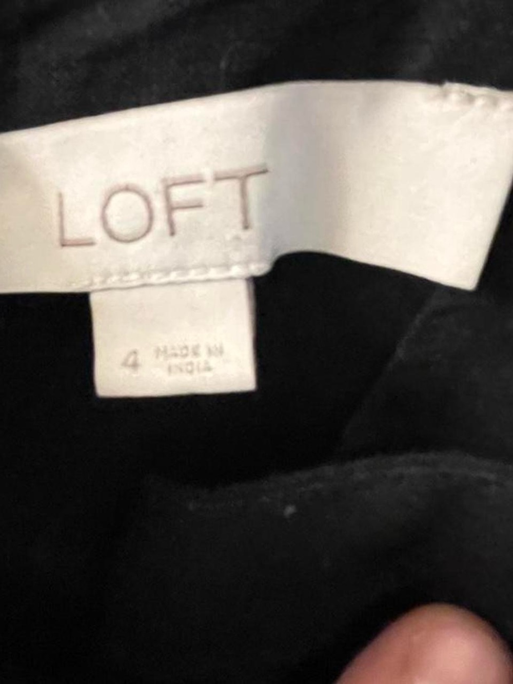 Loft Black Sleeveless Rompe - Picture 3 of 4